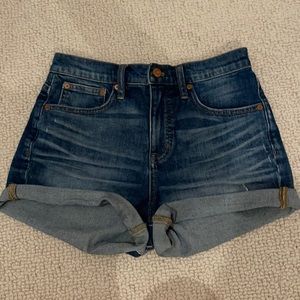 Madewell jean shorts
